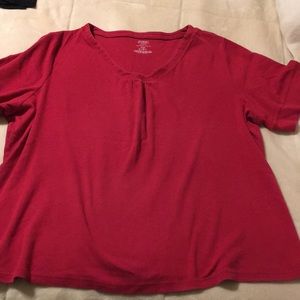 Red Lane Bryant short sleeve T-shirt